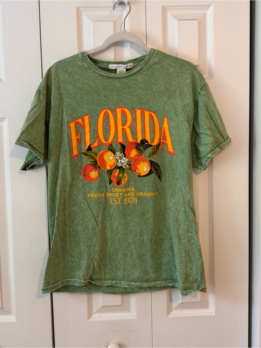 Altar'd State Green Florida Orange Graphic Tee